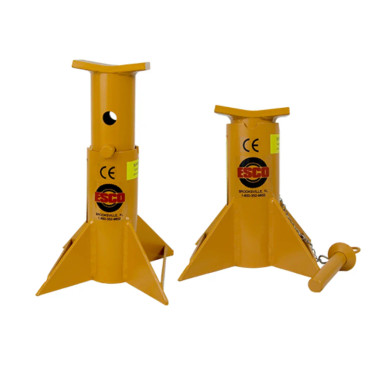Esco 10436 Jack Stands (Pair) For Forklift, 13 Ton Weight Capacity Per Pair