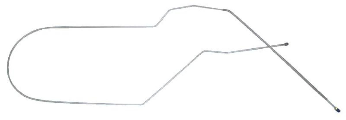 Shafers Classic Reproductions 1956-1957 Chevrolet Full Size Brake Lines (Front To Rear), Stainless Steel LBL002S