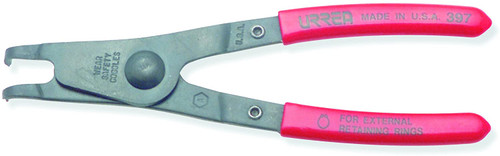 5-1/8 Inch Rubber Grip Heavy-duty Fixed Retaining Ring Pliers 397