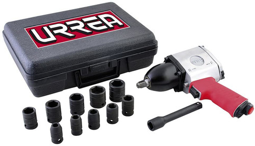 Pin Clutch 1/2" Drive Air Impact Wrench And Socket Set