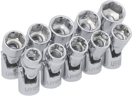3/8" Drive 6-Point Flex Socket 10 Pieces Set 5200JM
