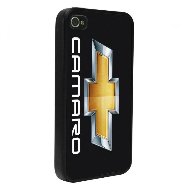 Camaro iPhone 5 Rubber Case, with Camaro Logo and Bowtie