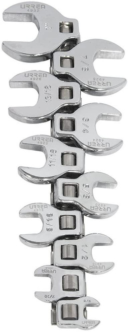 3/8" Drive Crowfoot Wrenches 10 Pieces Set 4900-10