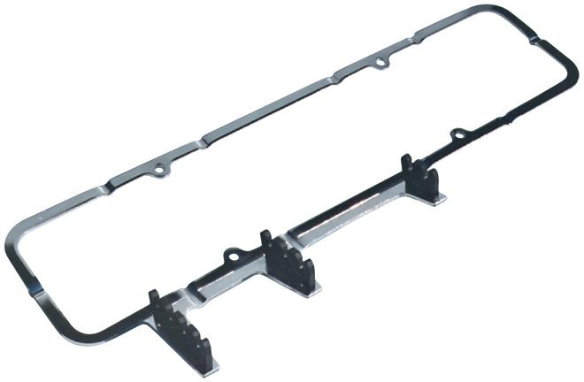 PROFORM 66292BKC Engine Valve Cover 1-Pc Holdown Clamps w/Wire Looms; Black; Fits SB Chevy Engine