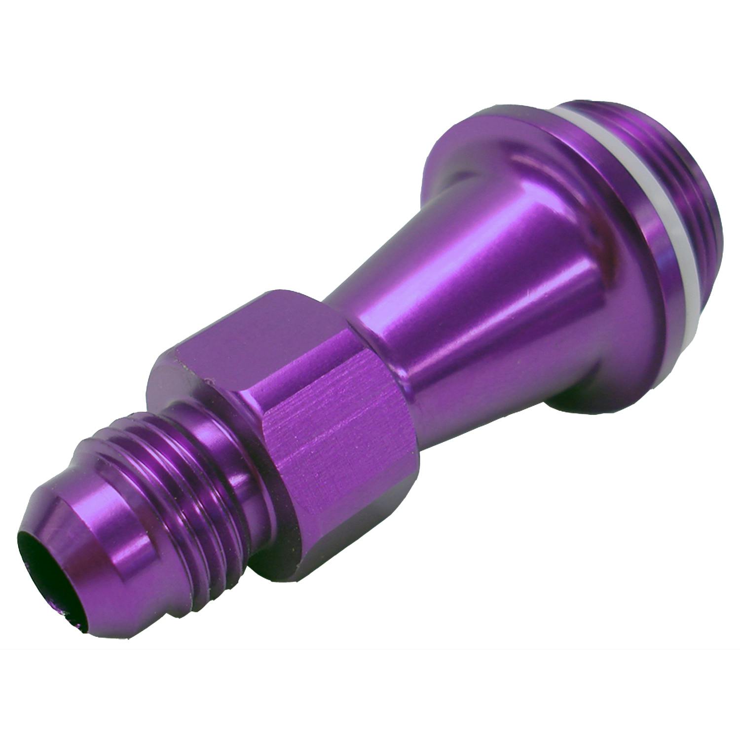 PROFORM 67241 Carburetor Fuel Bowl Inlet Fitting Kit; -6AN Male to 7/ 8-20 Male; Sold Each
