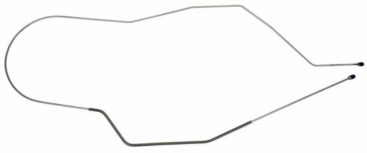 Shafers Classic Reproductions 1955 Chevrolet Full Size Brake Lines (Front To Rear), Stainless Steel LBL004S