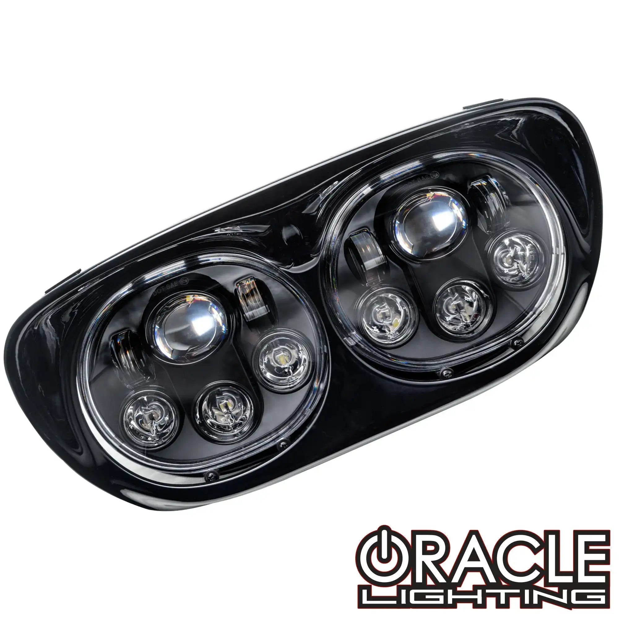 Oracle Lighting 6918-001 Harley Road Glide Replacement LED Headlight - Black - 6000K
