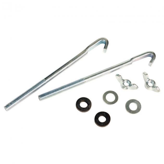 Dennis Carpenter Battery Hold Down Clamp Kit - 1957-58 Ford Car B7A-5175-S