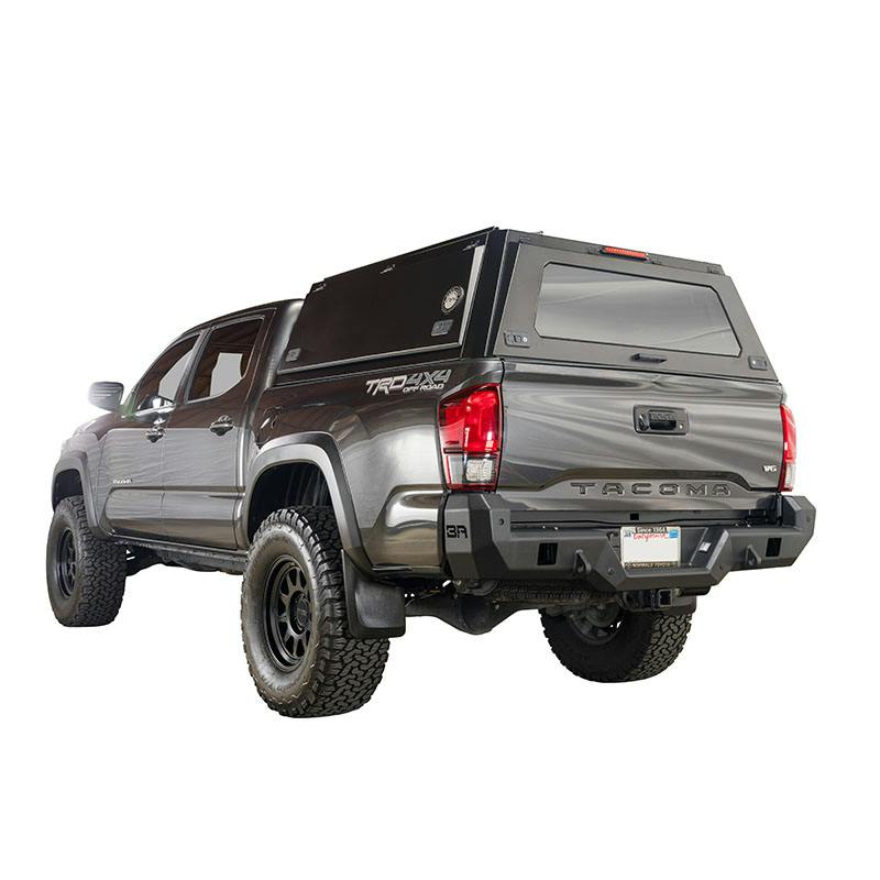 Overland Vehicle Systems 70100006 Expedition, Truck Cap W/Full Wing Door, Front and Rear Windows & 3rd Brake Light