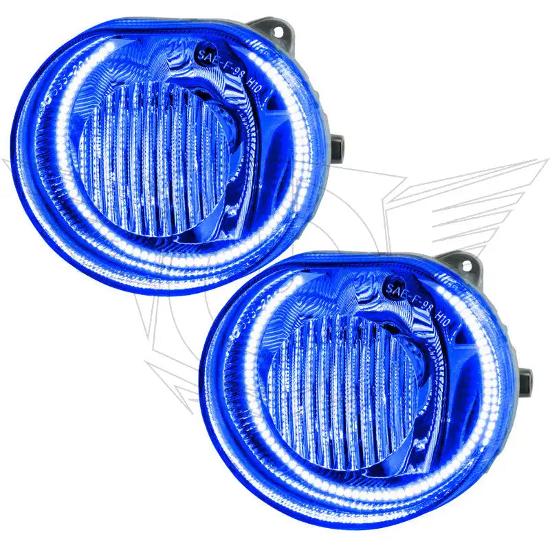 Oracle Lighting 7072-002 2002-2004 Jeep Liberty Pre-Assembled LED Halo Fog Lights - Blue