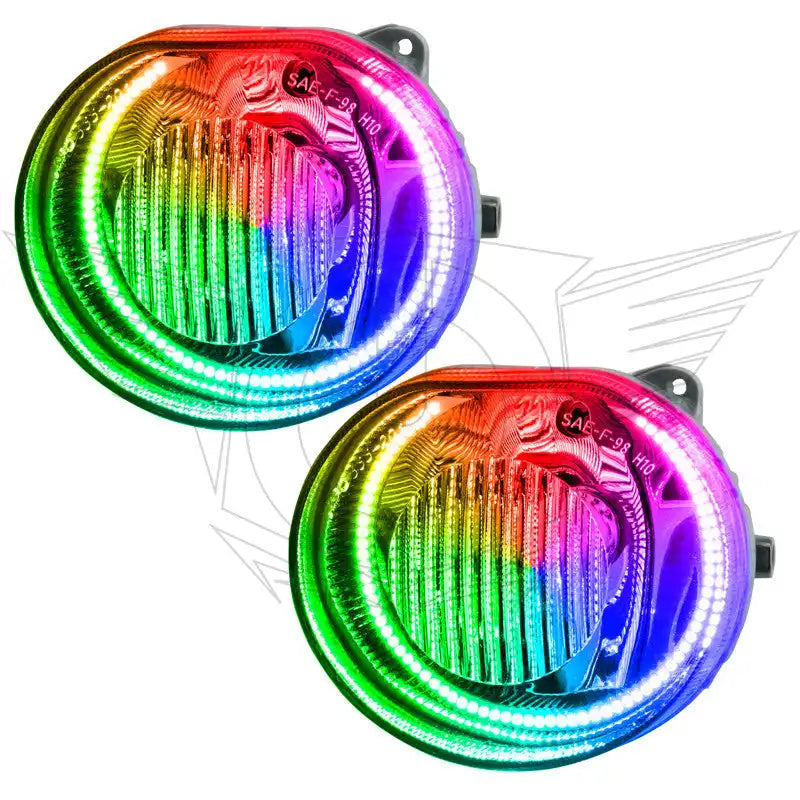 Oracle Lighting 7072-333 2002-2004 Jeep Liberty Pre-Assembled LED Halo Fog Lights - ColorSHIFT