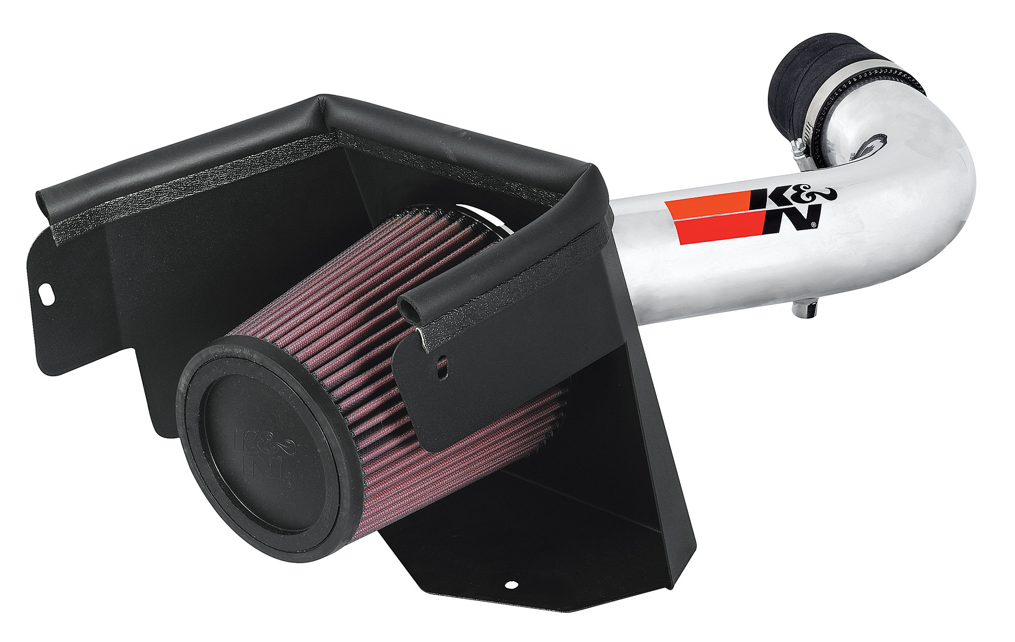 K&N 77-1553KP 77 Series High Flow Air Intake for 07-11 Jeep Wrangler JK with 3.8L