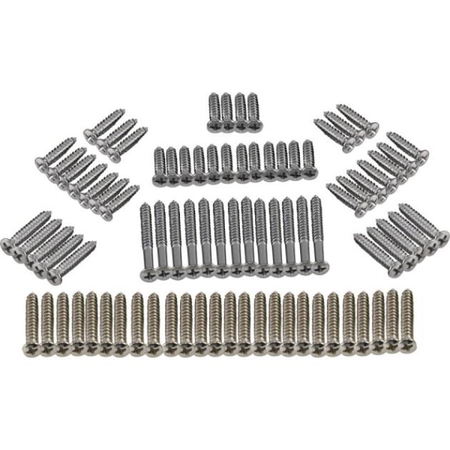 Redline Restomotive 1955-1957 Chevy 2 Door Wagon Interior Garnish Molding Trim Screw Set