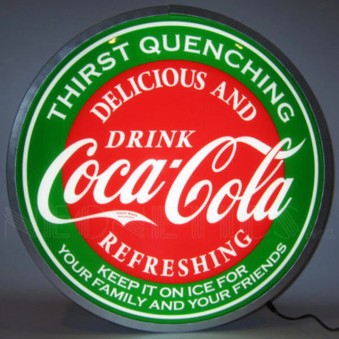 Neonetics 7CCGRN 15 Inch Backlit Led Lighted Sign Coca-Cola Evergreen