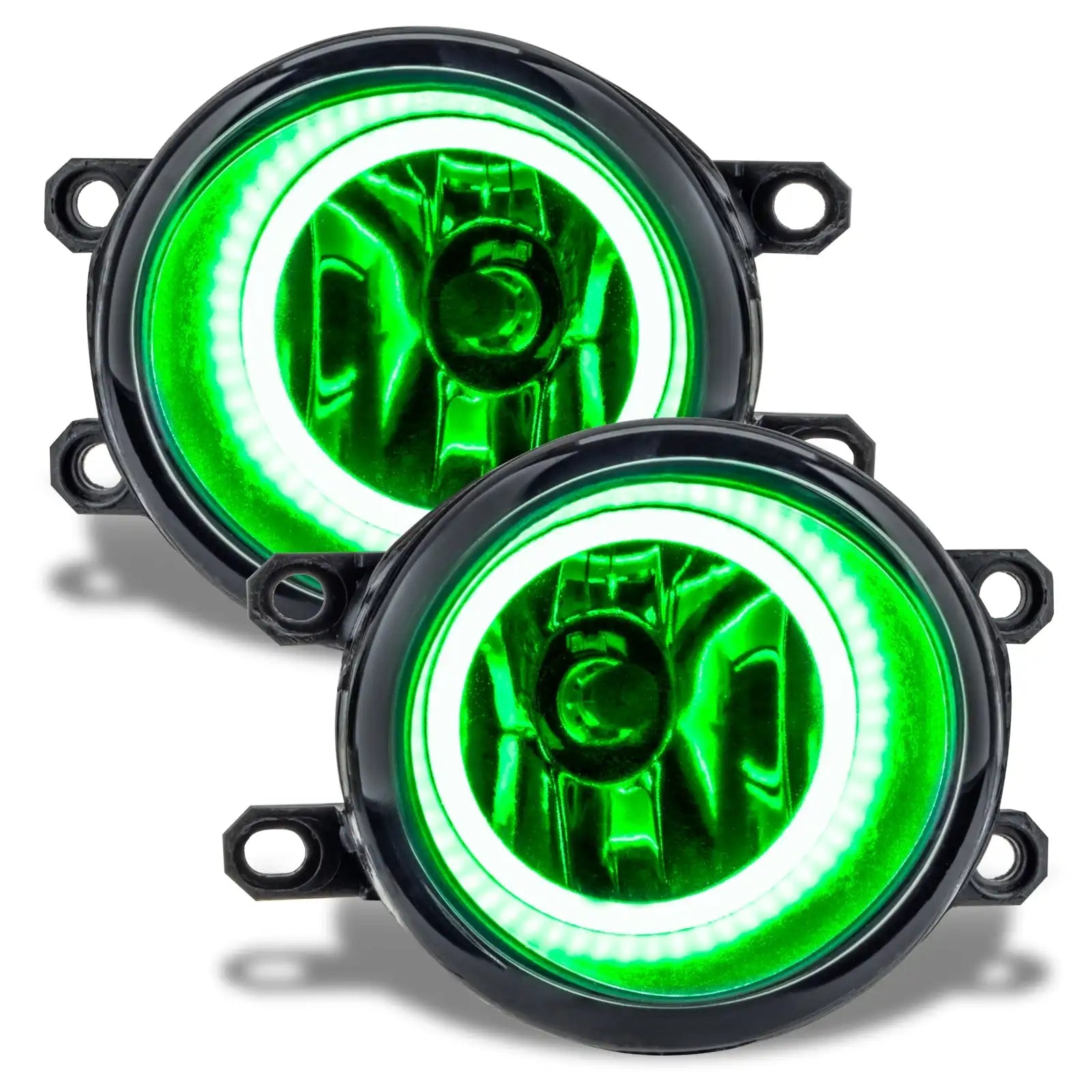Oracle Lighting 8157-004 2012-2014 Toyota Prius Pre-Assembled LED Halo Fog Lights - Green