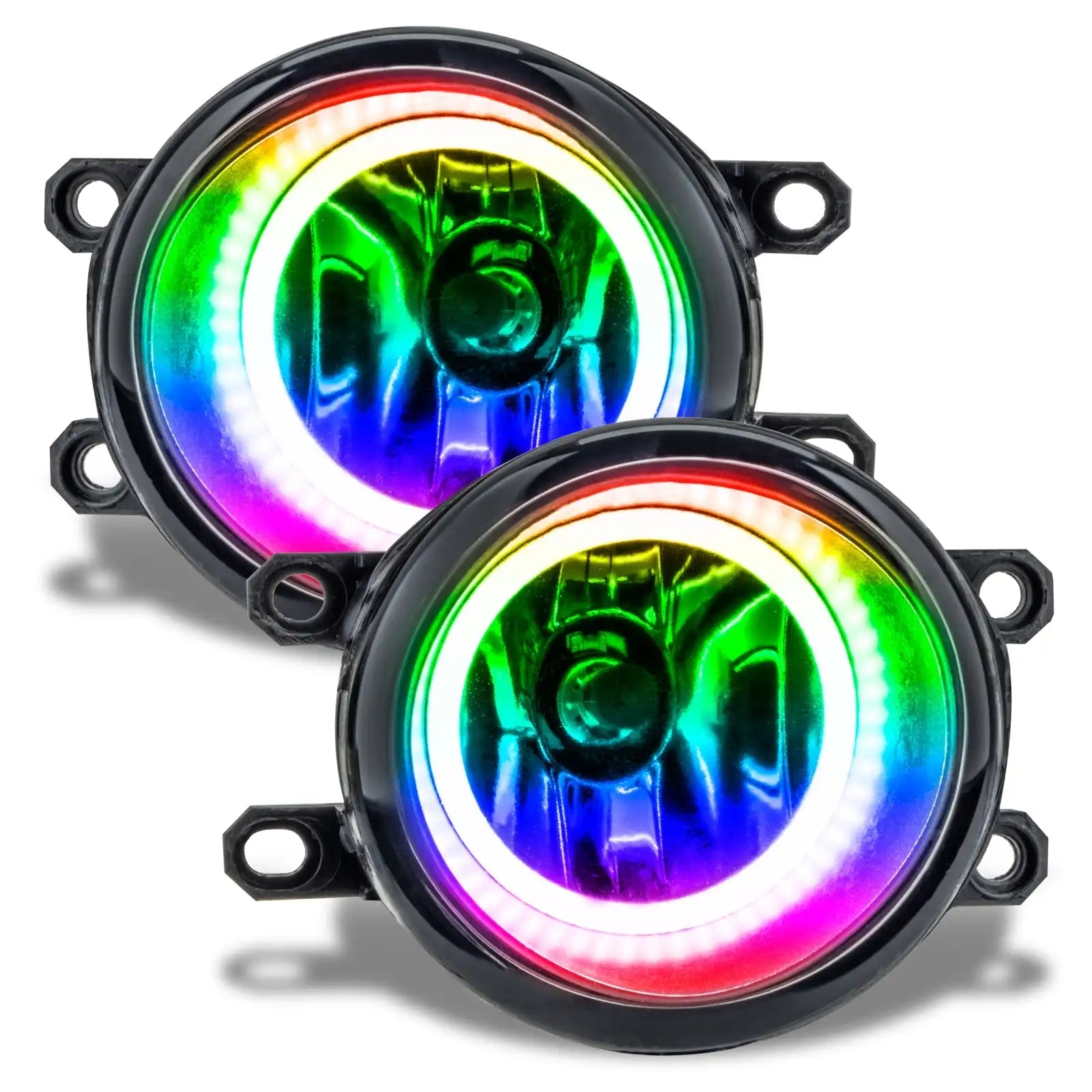 Oracle Lighting 8157-333 2012-2014 Toyota Prius Pre-Assembled LED Halo Fog Lights - ColorSHIFT