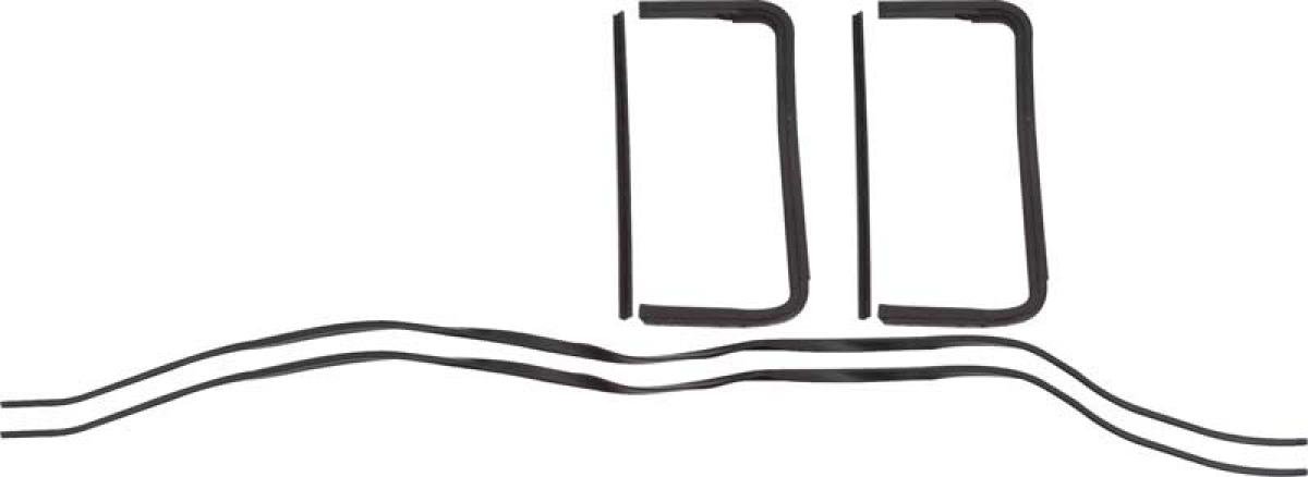 1955-57 Bel Air, 150, 210, Nomad, Vent Window Seals, 2 & 4 Door Hardtop, Convertible, Pair