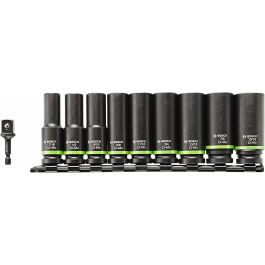 Bosch 10pc 1/2" Dr SAE Deep Impact Socket Set