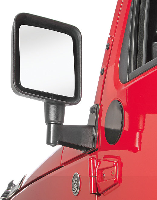 Crown Automotive RT30016 Mirror Relocation Bracket in Black for 07-18 Jeep Wrangler JK