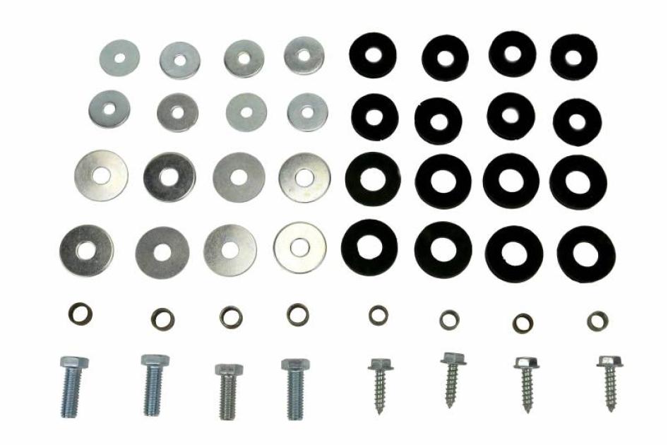 Shafers Classic Reproductions 1955-1957 Chevrolet Full Size Inner Fender Washer and Bolt Kit FWK001