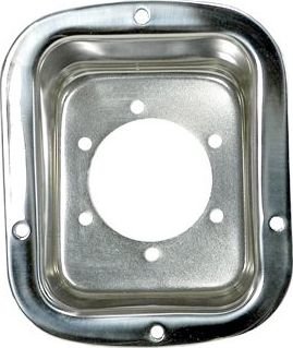 OMIX 11135.01 Stainless Steel Gas Filler Bezel for 76-95 Jeep CJ & Wrangler YJ