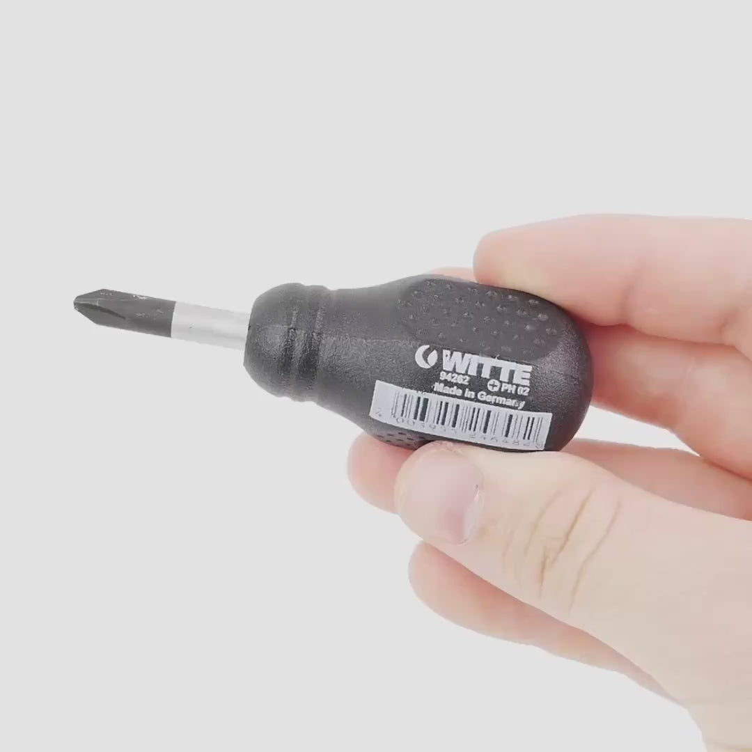 Witte Maxx Phillips Stubby Screwdriver, #2 x 25mm