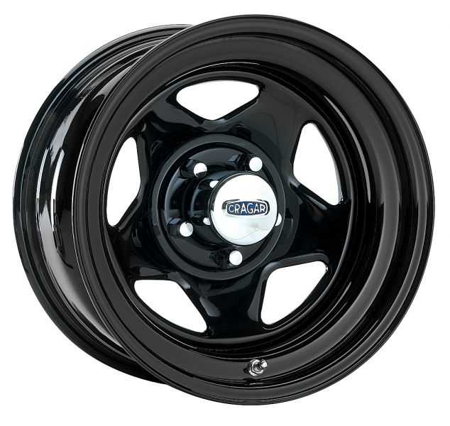 Cragar Series 365 Black V5 Wheel for Jeep Vehicles with 5x4.5 Bolt Pattern
