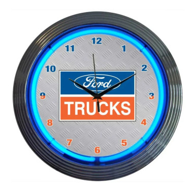 Neonetics 8FTRUC Ford Trucks Neon Clock