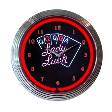 Neonetics 8LADYX Lady Luck Neon Clock
