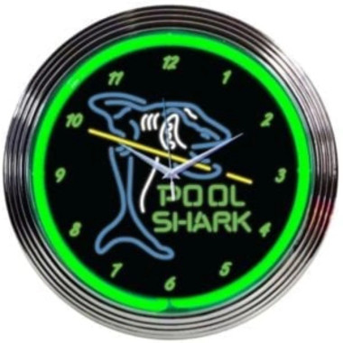 Neonetics 8POOLS Pool Shark Neon Clock