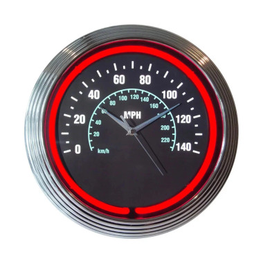 Neonetics 8SPDOM Speedometer Neon Clock