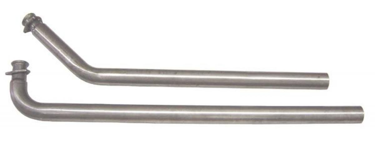 Pypes Exhaust Manifold Down Pipe 64-81 CHEVY SMALL BLOCK2.5 in 3 Bolt Hardware Not Incl Natural 409 Stainless Steel Exhaust DGU14S