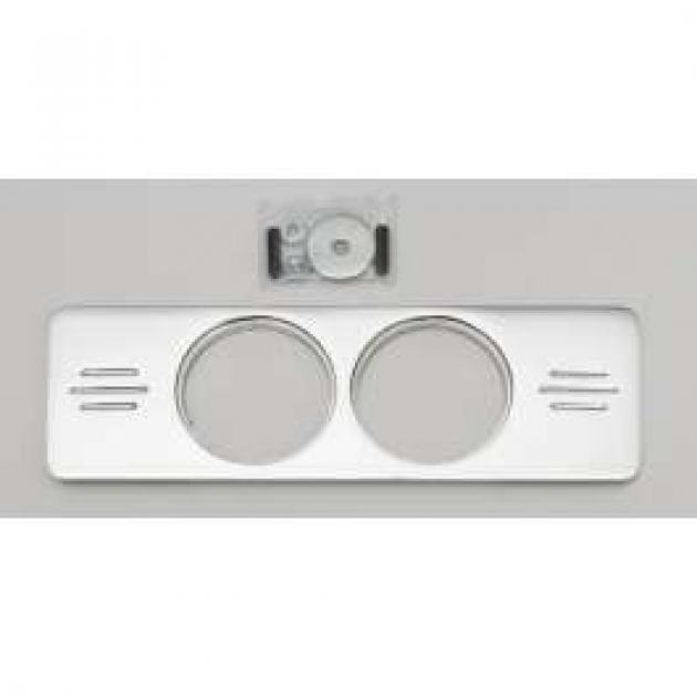 Chevy Gauge Panel Insert, Polished Billet Aluminum, 1957