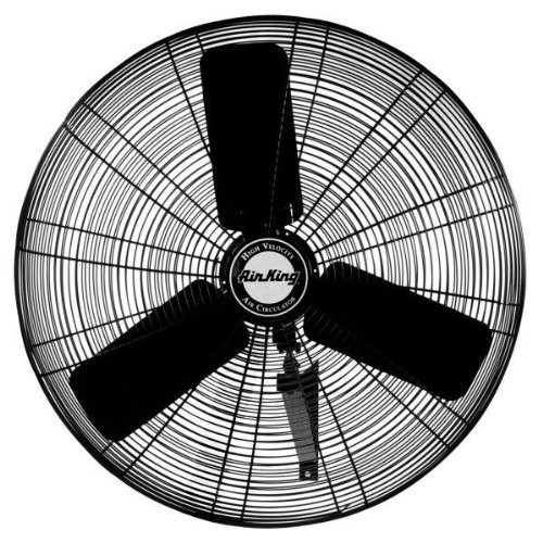 Air King 9035 30-Inch Industrial Grade Oscillating Wall Mount Fan, 1/4-Horsepowe
