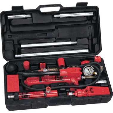 Norco 904005B 4 Ton Collision Repair Kit - Cast Adapters w/gauge