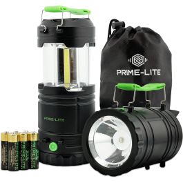 Prime-Lite 24561 Camping Lantern and Flashlight - 2pk