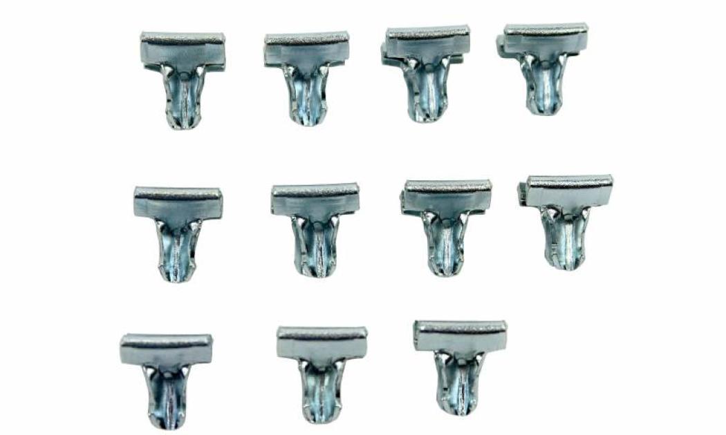 Shafers Classic Reproductions 1957 Chevrolet Full Size Lower Grille Retaining Clip Set LGRC01