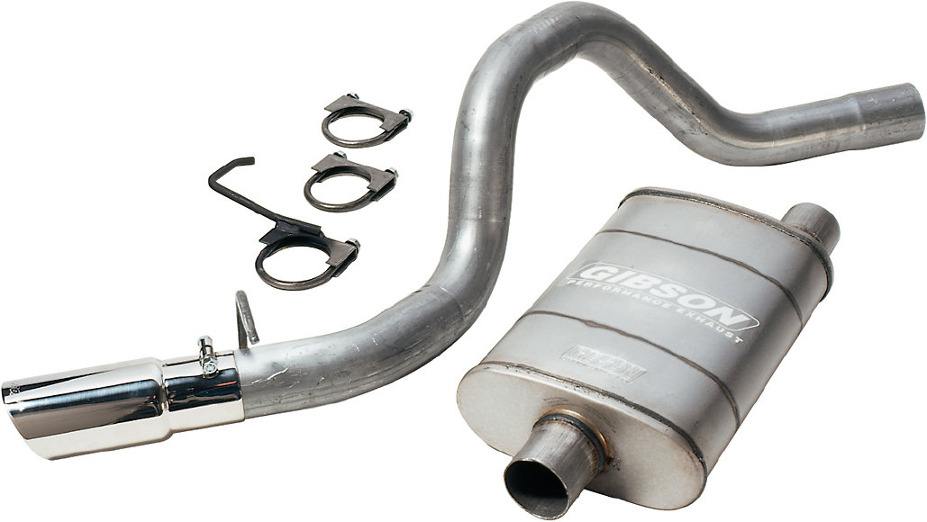 Gibson 617200 Stainless Steel Cat-Back System for 86-00 Jeep Cherokee XJ with 2.5L Engine