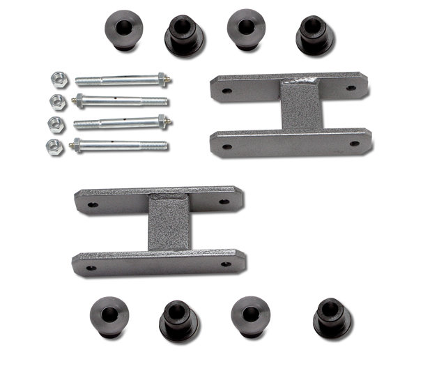 Warrior Products  Front 1-1/2" Lift Greasable Shackles for 76-86 Jeep CJ5, CJ7 & CJ8