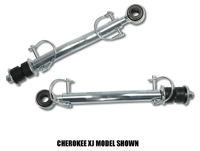 Warrior Products 83091 Sway Bar Disconnects for 86-06 Jeep Cherokee XJ with 0-3" Lift