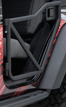 Rancho RS6217B RockGEAR Rear Tubular Off-Road Doors for 07-18 Jeep Wrangler Unlimited JK 4 Door