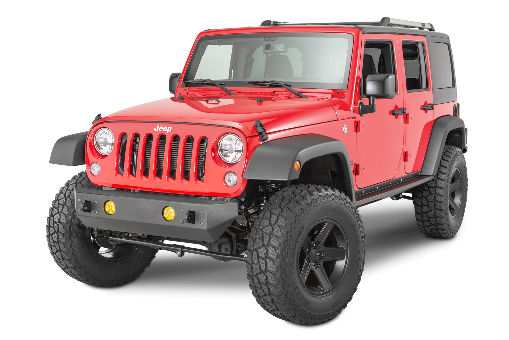Teraflex 4653120 Front Explorer Bumper for 07-18 Jeep Wrangler JK
