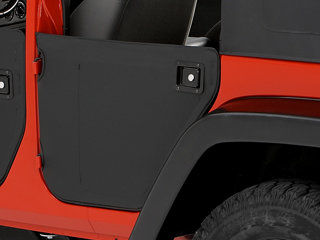 Bestop 5304135 Rear Half Doors in Black Diamond for 07-18 Jeep Wrangler Unlimited JK 4 Door