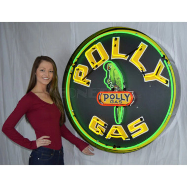 Neonetics 9Gsply Polly Gas Neon Sign In 36" Steel Can