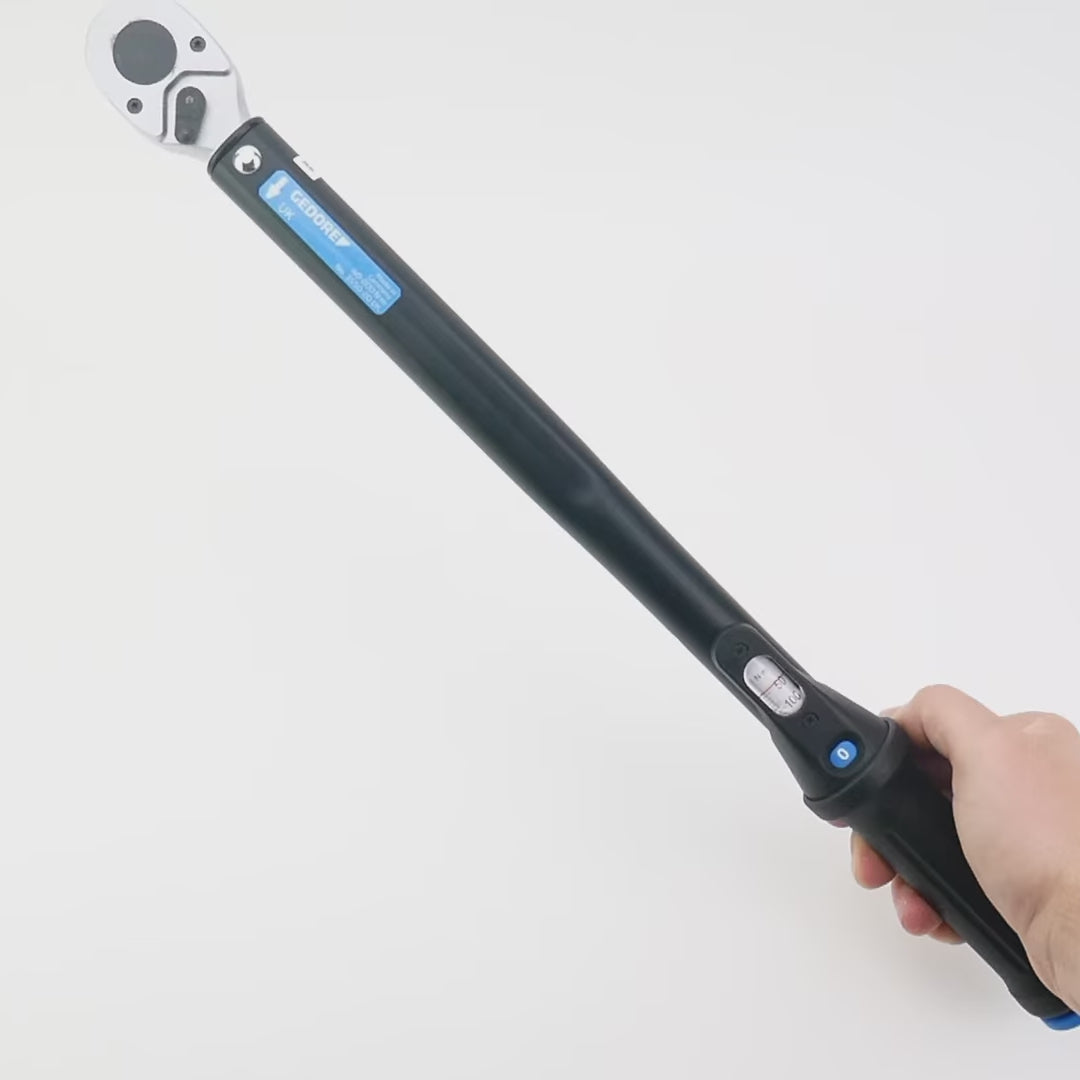 Gedore 3550-20 UK TORCOFLEX Torque Wrench, 1/2" Drive, 40-200 Nm