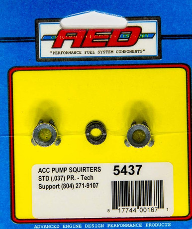 AED .037in Accelerator Pump Squirters 5437