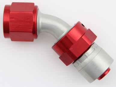 Aeroquip #8 45 Deg Startlite Crimp Fitting FBM4223