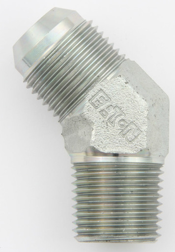 Aeroquip 45 Male Elbow #8 To 1/2 Npt Steel Fitting FCM2593