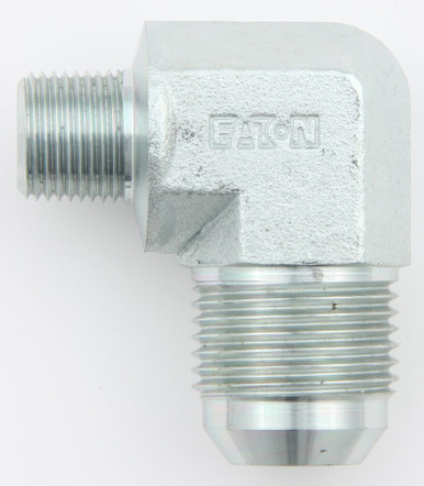 Aeroquip 90 Male Elbow #12 To 3/8 Npt Steel Fitting FCM2623