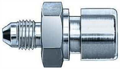 Aeroquip #4 To 3/8-24 Inverted Female Steel Adapter FCM2937